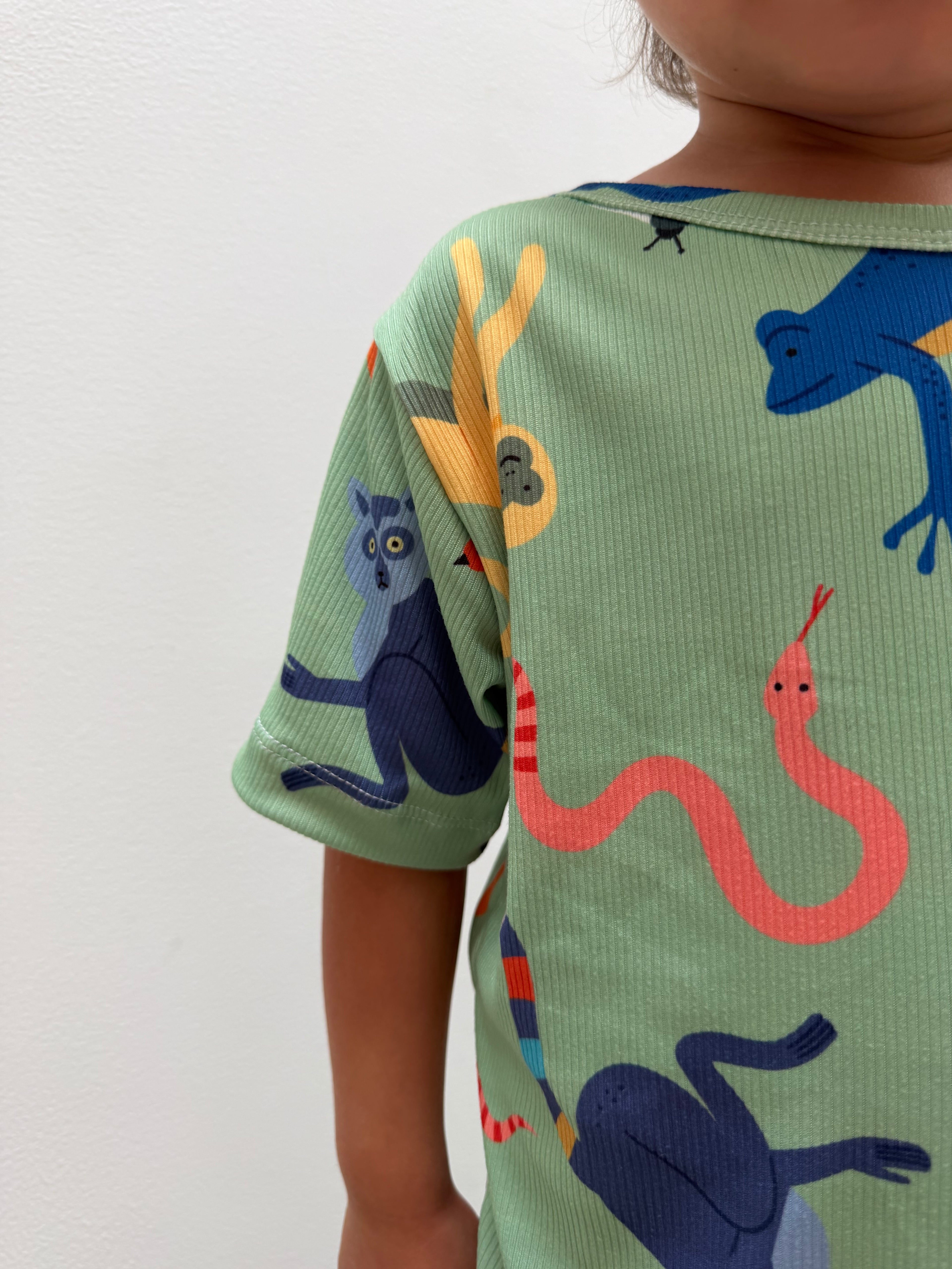 Pijama manga corta